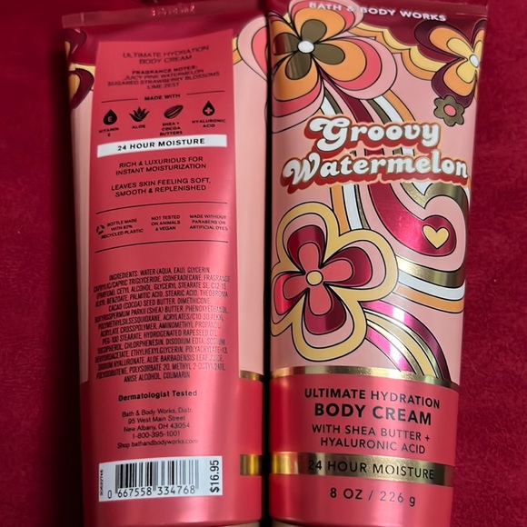 BBW 2pc Groovy Watermelon Body Cream - Picture 3 of 3